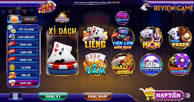 Game bài đổi thưởng Rikvip