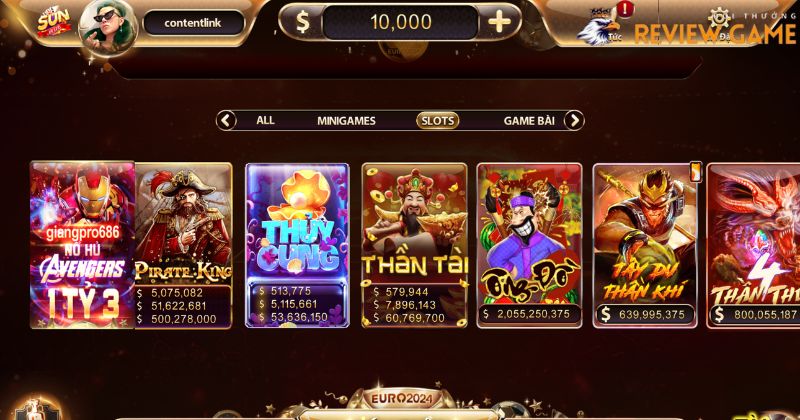 Game Slot Nổ Hủ Thắng Lớn Tại Sunwin